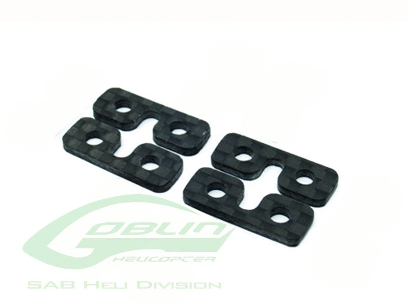 Carbon Fiber Tail Servo Support - RAW 420 COMPETITION / Goblin 380/420/520/Raw 500/iLGoblin 420 Pro/520 Pro