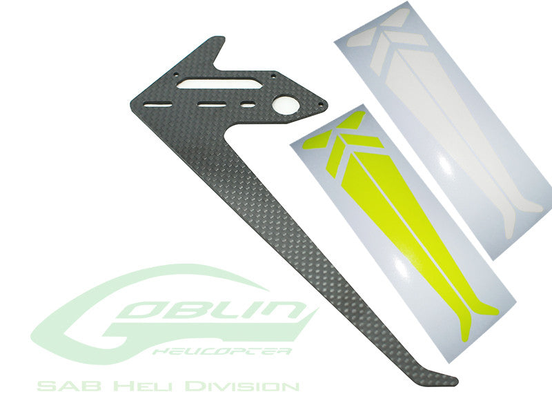 H0621-S - CARBON FIBER TAIL FIN - GOBLIN 500/ 500 SPORT