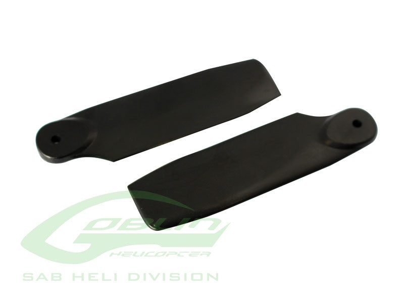 H0828-S - Black Plastic Tail Blade 50mm - Goblin Fireball/Mini Comet