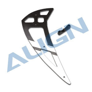 H55T002XXW Align 550L Carbon Fiber Vertical Stabilizer-White
