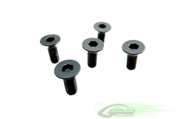 DIN 12.9 Flat Head Socket Cap M2,5x5 (5pcs) - RAW 420 COMPETITION/Goblin 500/570/630/700/770/Raw 500/iLGoblin 520 Pro/420 Pro