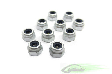 Metric Hex Locknut Nuts M2,5 H3,5(10pcs) - RAW 420 COMPETITION / Goblin 500/570/630/700/770