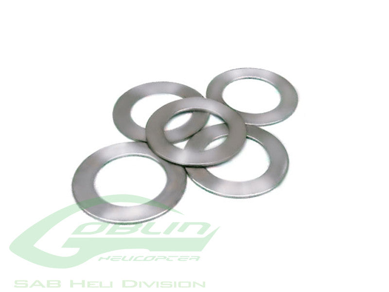 Steel Shims Ø8X Ø12 X 0,1 - Goblin 380 / iLGoblin 420 Pro