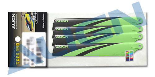 Align 150 Main Blades-Green HD123CA