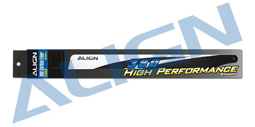 Align 380 Carbon Fiber Blades - Blue HD380B