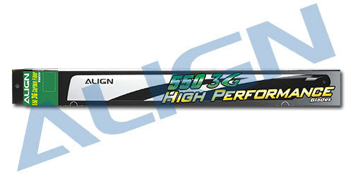 Align 550 3G Carbon Fiber Blades - Trex 550L/X