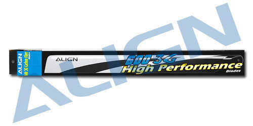 Align 600 3G Carbon Fiber Blades