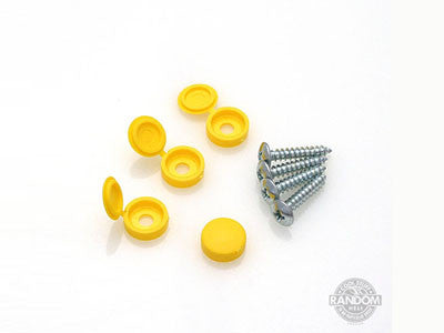 Mounting Screws and Yellow Covers for STC5565 Skid Clamp Base