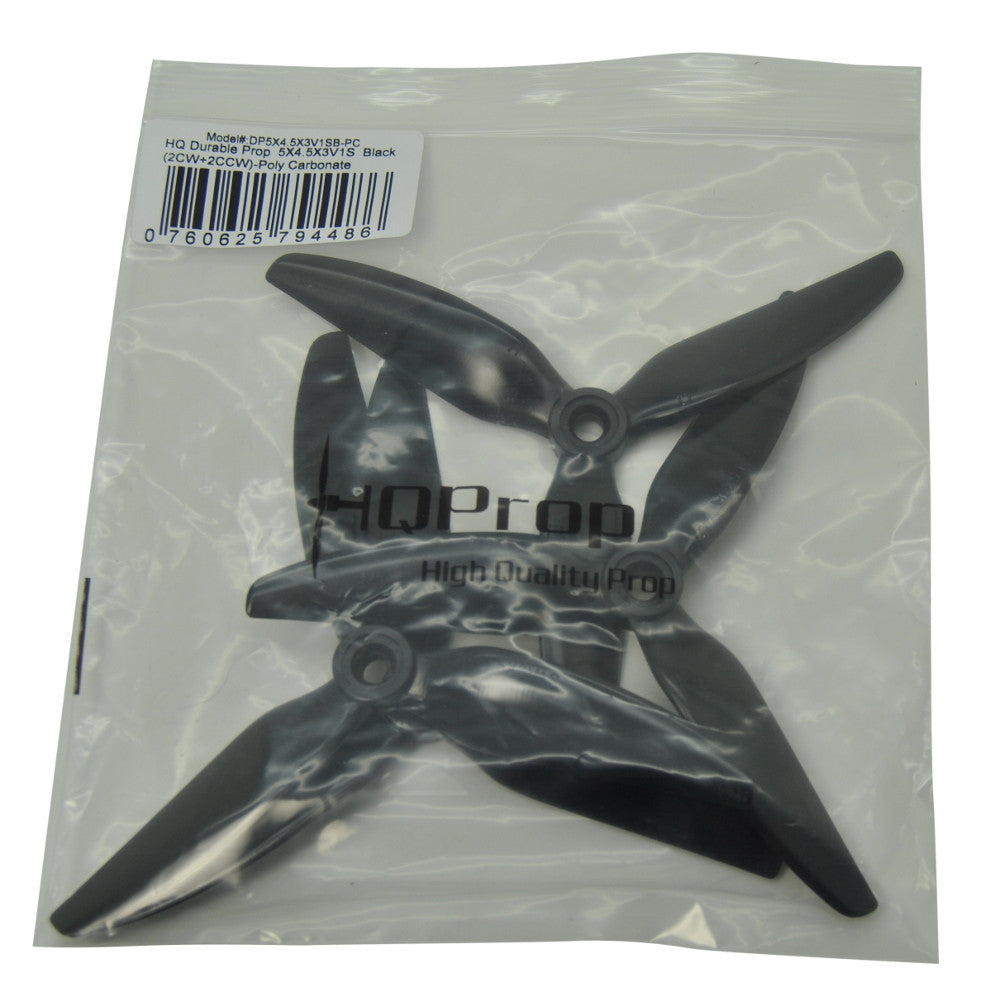 HQ Durable Prop 5X4.5X3 V1S Black (2CW+2CCW)-PC