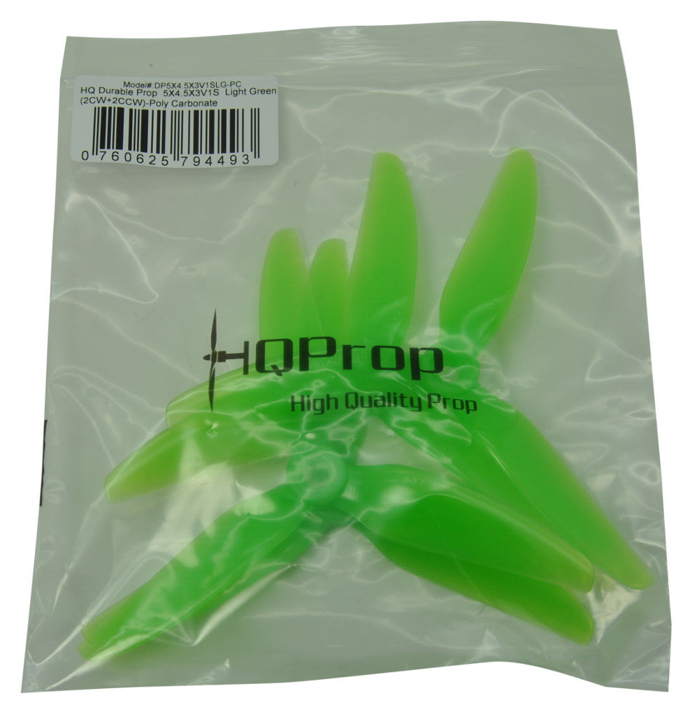 HQ Durable Prop 5X4.5X3 V1S Light Green (2CW+2CCW)-PC