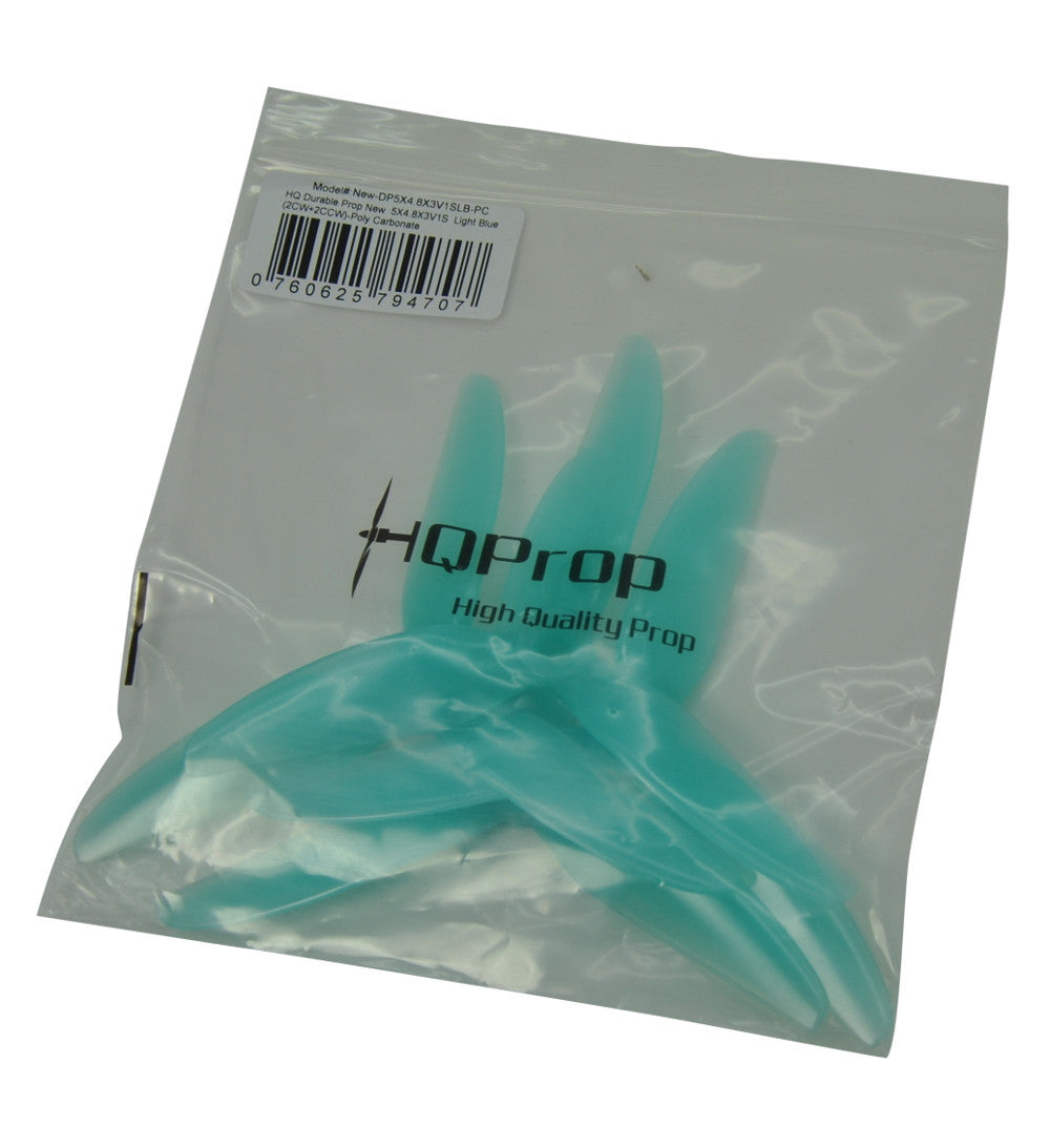 HQ Durable Prop 5X4.8X3 V1S Light Blue (2CW+2CCW)-PC NEW Compound Stiffness