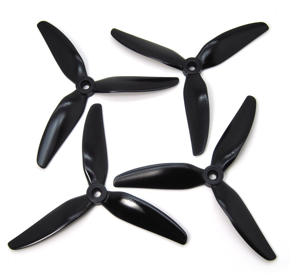 HQ Durable Prop 5X5X3 V1S Black (2CW+2CCW)-PC