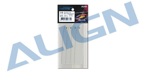 Align 74 Tail Blade White - T-rex 470L