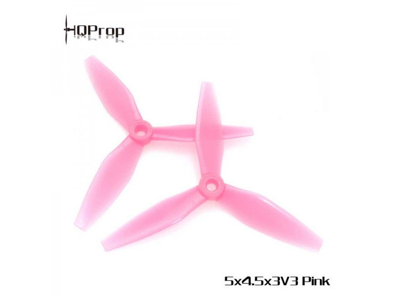 HQ Durable Prop 5X4.5X3V3 (2CW+2CCW)-Poly Carbonate PINK