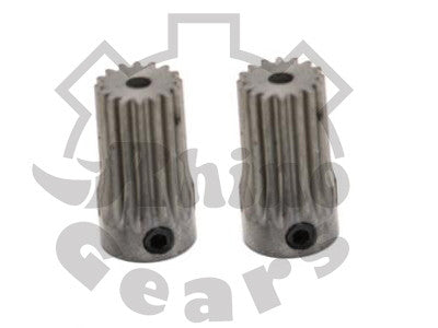 "RHINO GEAR" ULTRA HARDENED STEEL PINION 16T 0.6M 5MM T-REX 500