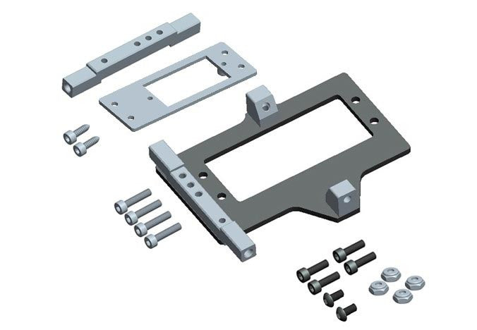 KDS Chase 360 Rudder servo mount