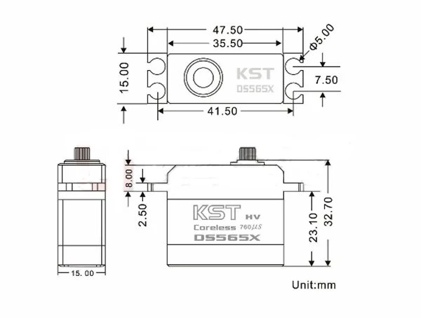 KST DS565X Mini Digital Tail Servo