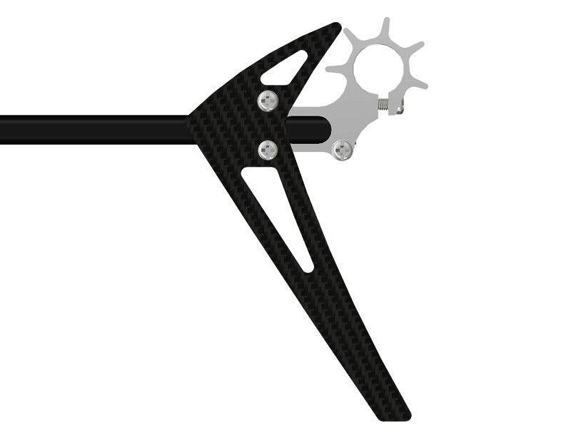 LX0928 - TREX 150 - Cooled Tail Motor Support - Silver