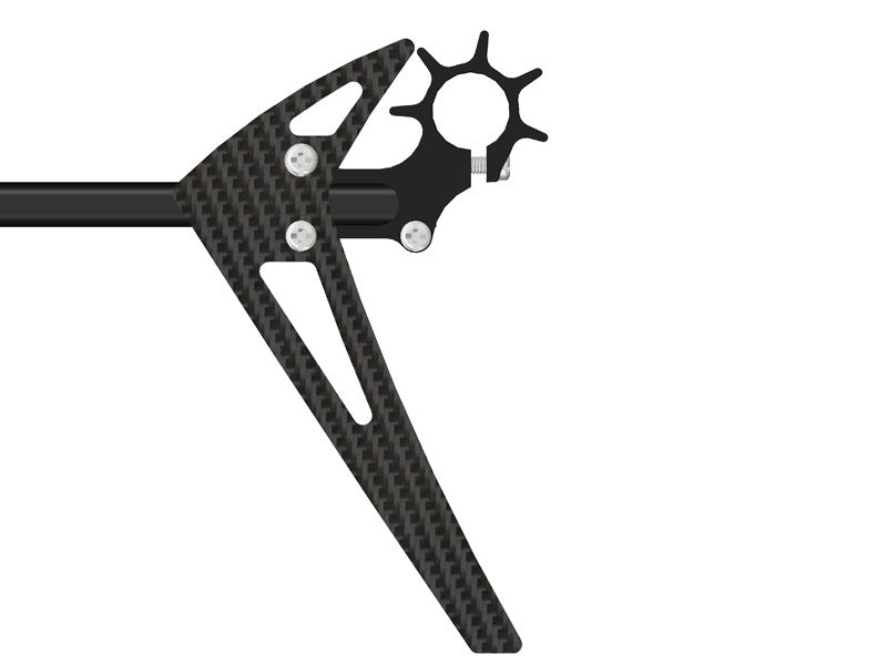 LX0930 - TREX 150 - Cooled Tail Motor Support - Black