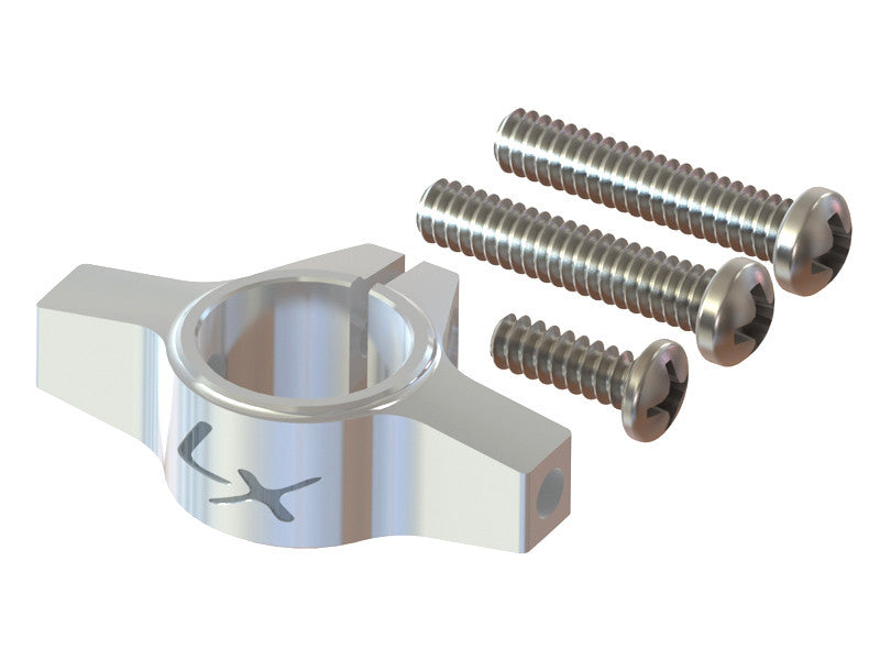 LX1256 - 200SRX - Ultra Tail Boom Clamp - Silver