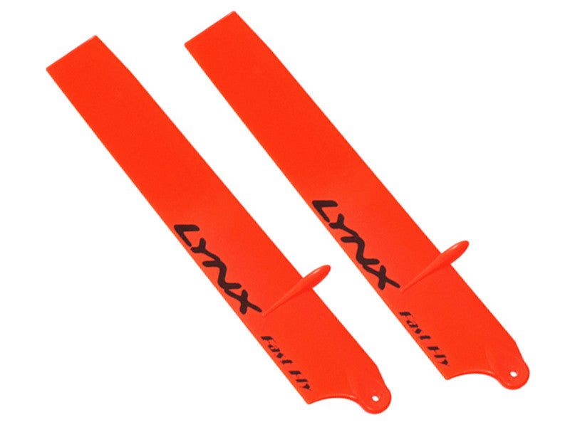LX61151-SP - MCPX BL - Lynx Plastic Main Blade 115 mm - Bullet - Orange Neon