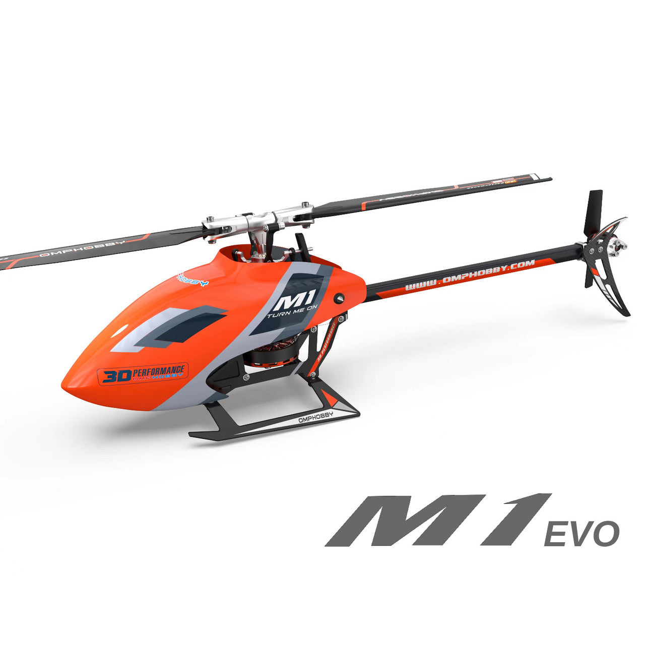 OMP M1 Evo BNF Helicopter (Orange) (SFHSS Protocol) – Rotorquest Inc.