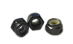 M3 Black Metal locknuts (20 pcs)