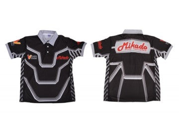 04864 Mikado/LOGO T-Shirt black/grey/white XXXL