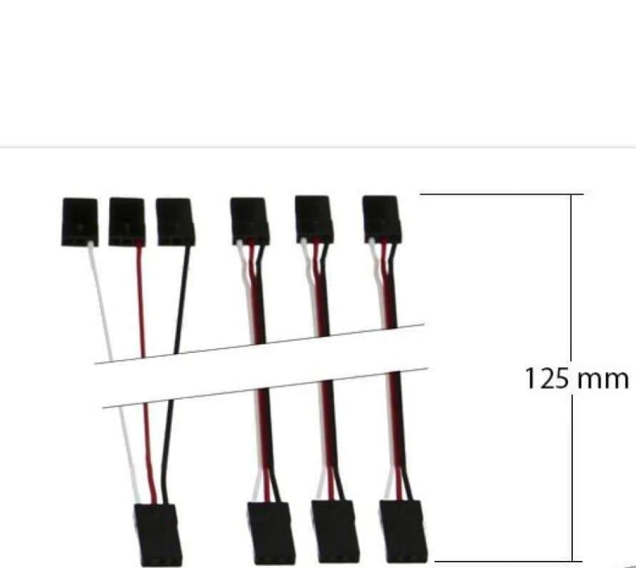 MSH set of cables for standard receivers 125mm