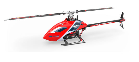 OMP M2 Evo BNF Helicopter (Red) - EASTER Promo FREE Crash Kit