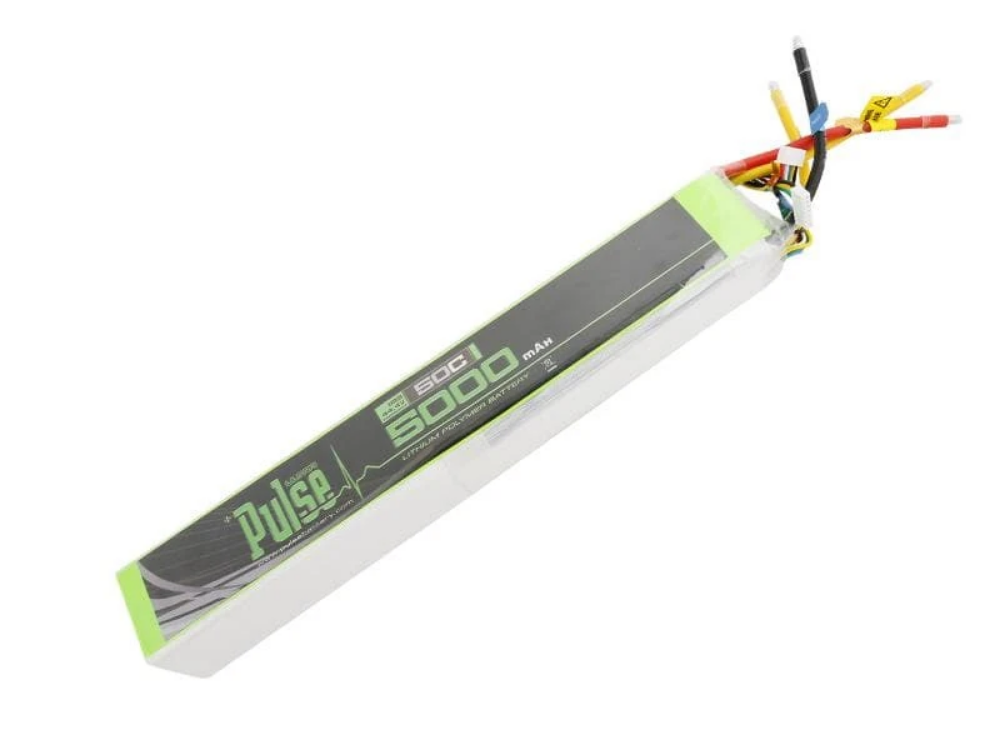 PULSE 5000mAh 12S 44.4V 50C Stick Version - No Plug