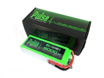 Pulse Battery 4s 8000mah 25c Lipo (Heavy Lifter UAV, Plane, Car)