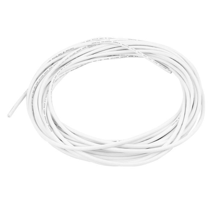 24 AWG SILICONE WIRE (WHITE 1M)