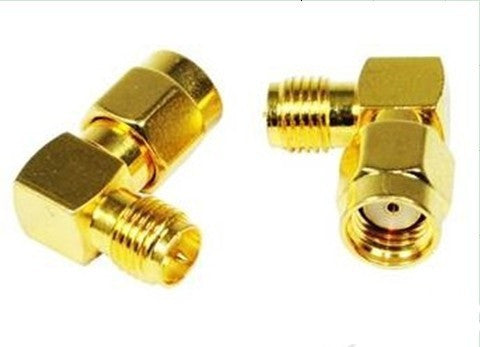 RP-SMA Female to SMA Male 90 degree adapter