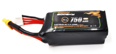 Goosky S2 11.1V 750mAh 45C LiPo Battery (fits S2/S2 Max & OMP M2 Evo/MK2/M2 V3)