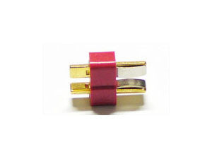 2-Pin Golden Plated Ultra Male T-Plug
