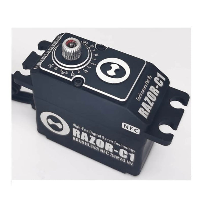 THETA RAZOR-C1 NFC HV Standard Cyclic Brushless Servo (Black Colour)
