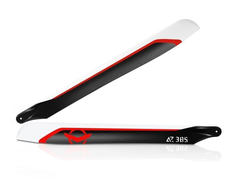 Azure Power 385mm Heli Main Blades - OMP M4/RS4/RS4 Venom