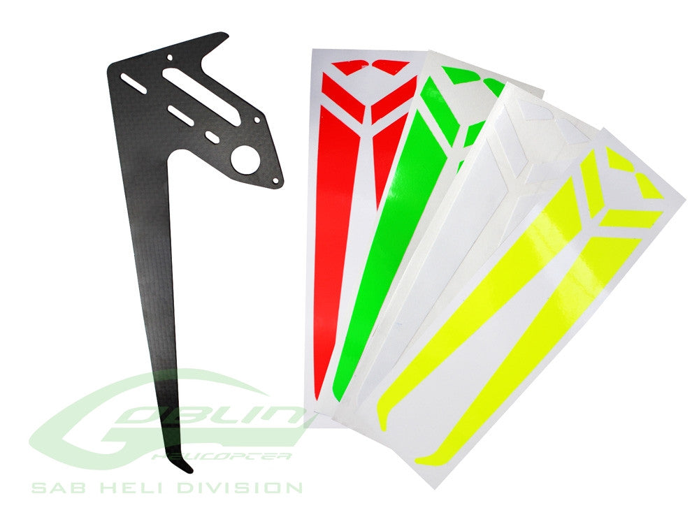 H0956-S - CF Tail Fin - Goblin 570 Sport