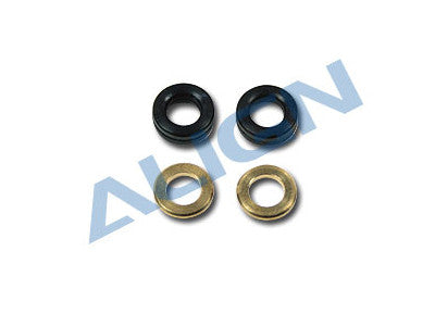 Align Damper Rubber (80°) (BLACK) H50022 - T-REX 500