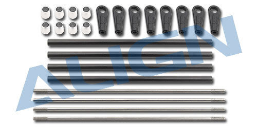 ALIGN Aileron Carbon Fiber Linkage Rod Set H70068 - TREX 700E