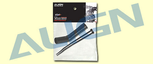ALIGN Exhaust Guide HE50H25 - Trex 600 50 High Performance Muffler