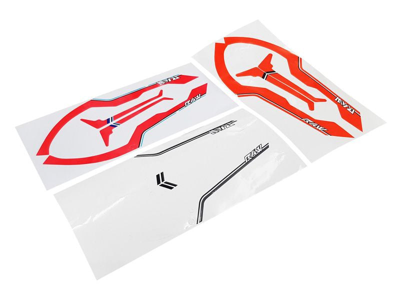 RAW 420 STICKERS SET - WHITE/PINK/ORANGE
