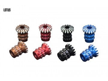 Gimbal Stick Ends - Lotus Blue (4mm) M7/M9/M10/X9E/X12S
