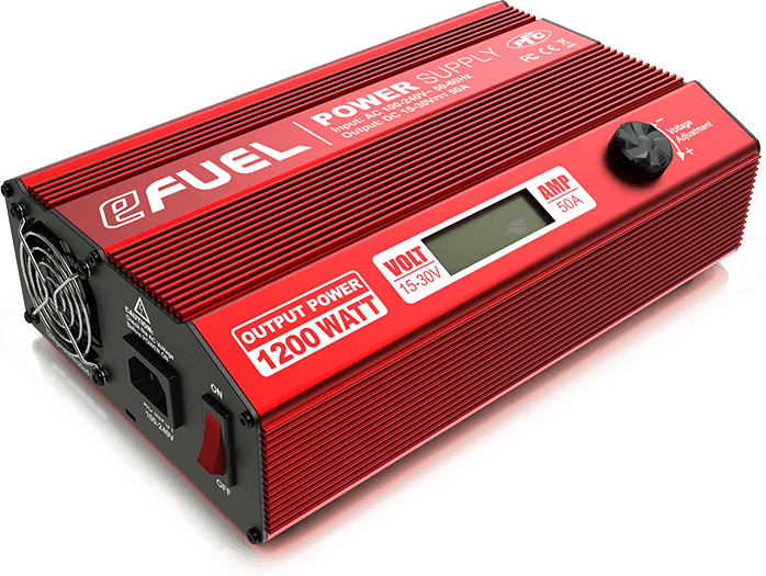 eFUEL 1200W/50A V2 Regulated Power Supply NEW! – Rotorquest Inc.