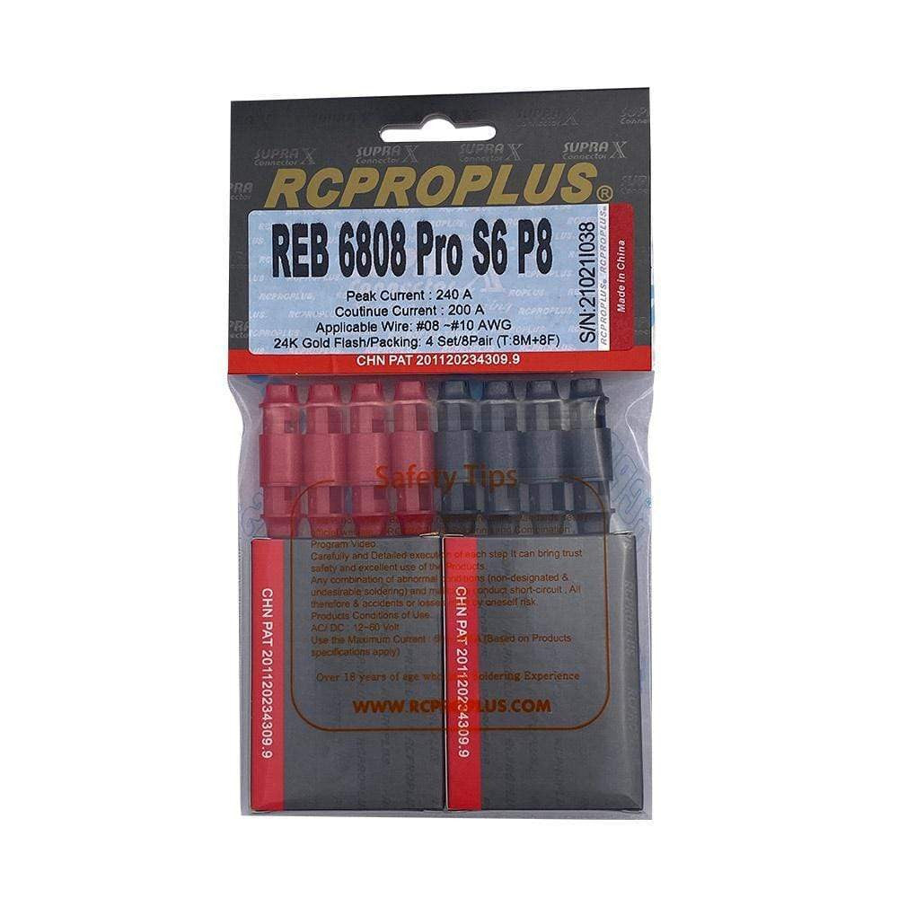Supra X Pro S6 Battery Connectors 4Set 8-10AWG REB6808PROS6P8