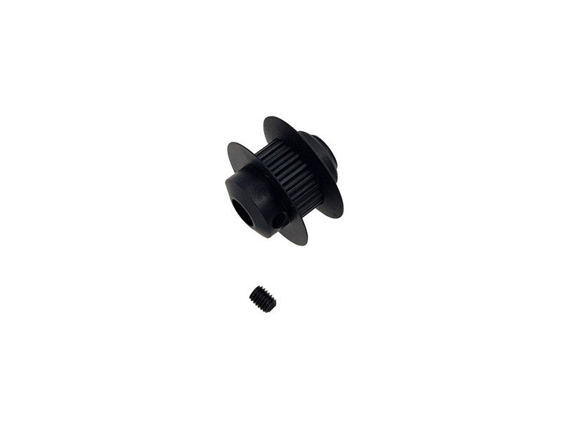 ALUMINUM TAIL PULLEY 21T - RAW 420/iLGoblin 420 Pro
