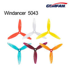 Gemfan WinDancer Durable 5043 Tri Blade Clear Red