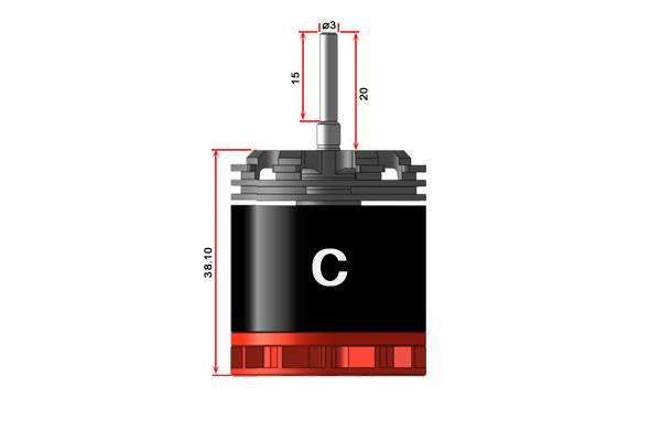 Xnova Motor Shaft 2618 Type C