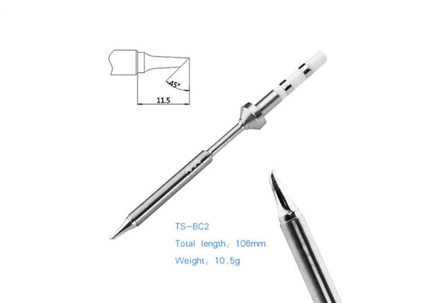 SEQURE TS-BC2 Soldering Iron Tip (Compatible with TS/SQ Irons)